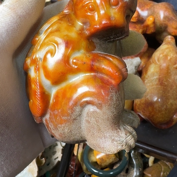 适***王和田玉未镶嵌挂件