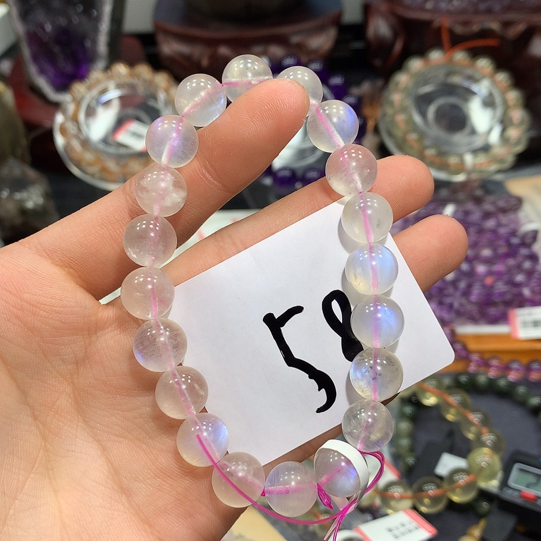 长石手链未镶嵌天然