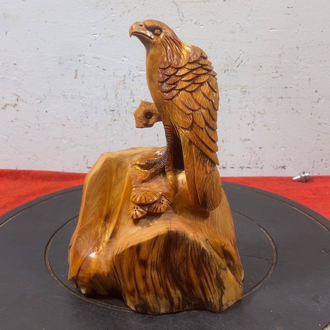 柏木（崖柏）崖柏摆件（精品老鹰