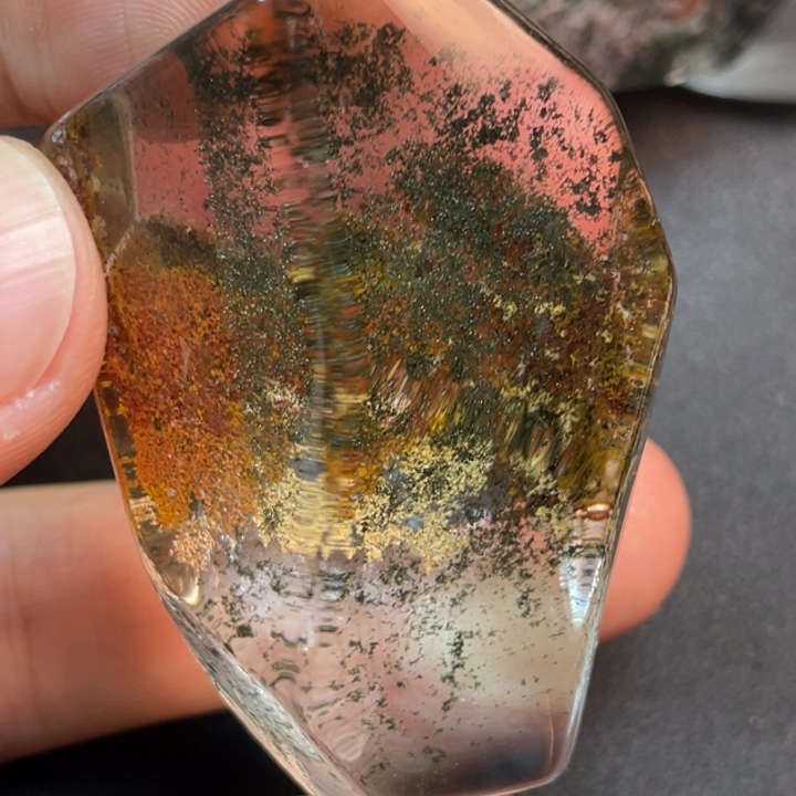 水晶颈饰未镶嵌老*脸