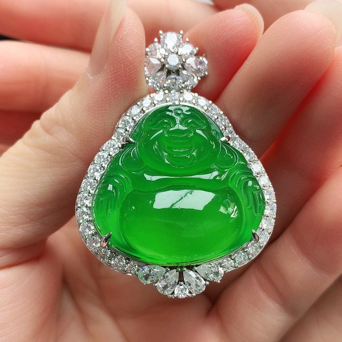 玛瑙/玉髓吊坠银S925镶嵌