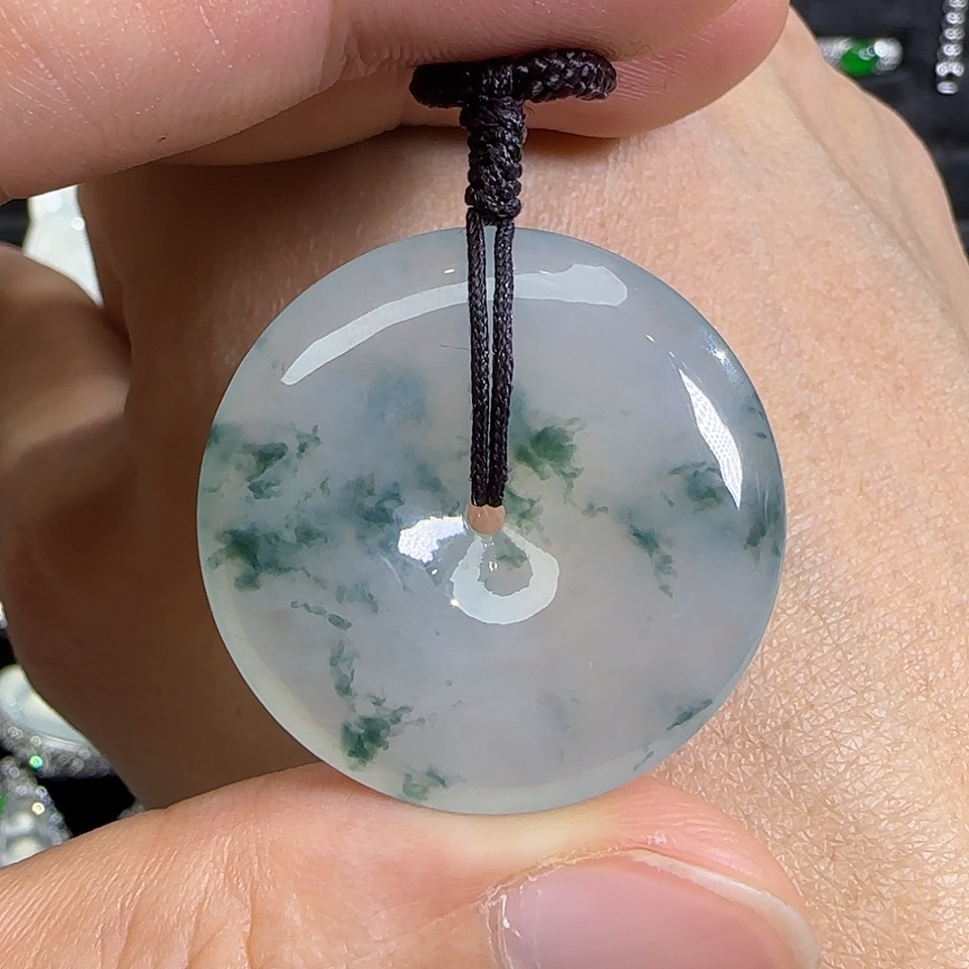 颈饰未镶嵌翡翠天然翡翠