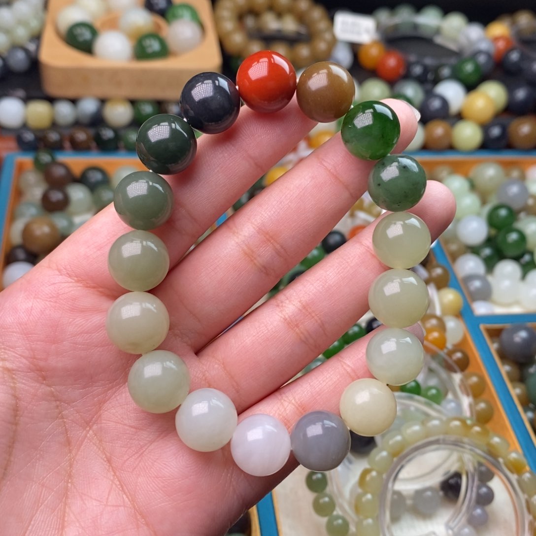 和田玉未镶嵌手串福利多宝手串z 12