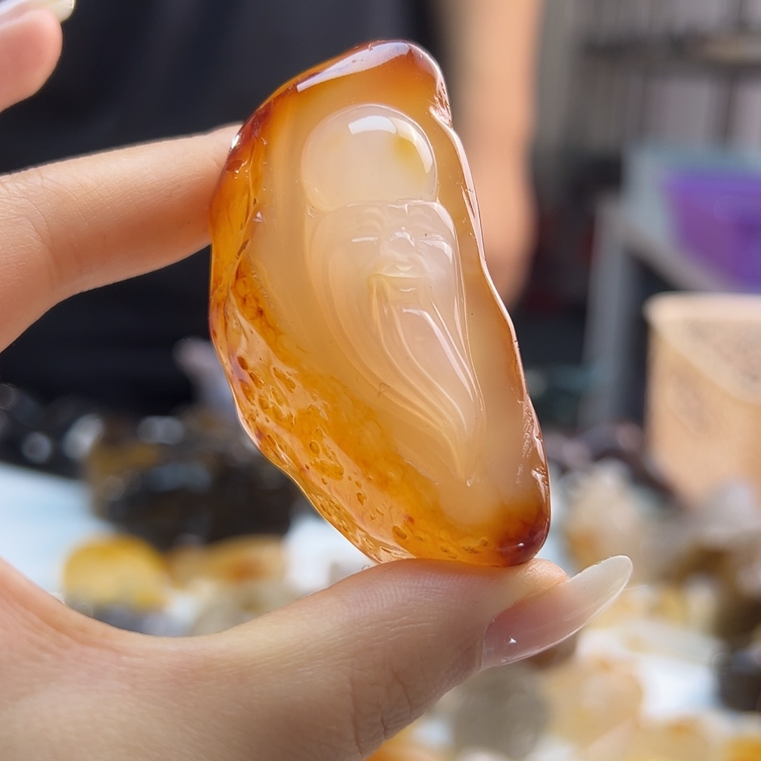 玛瑙/玉髓未镶嵌吊坠(不含链)