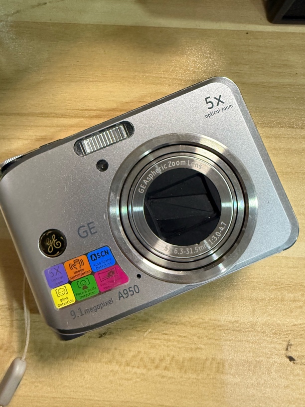 9新 GE/通用电气 通用A950 910w像素 5倍光学变焦