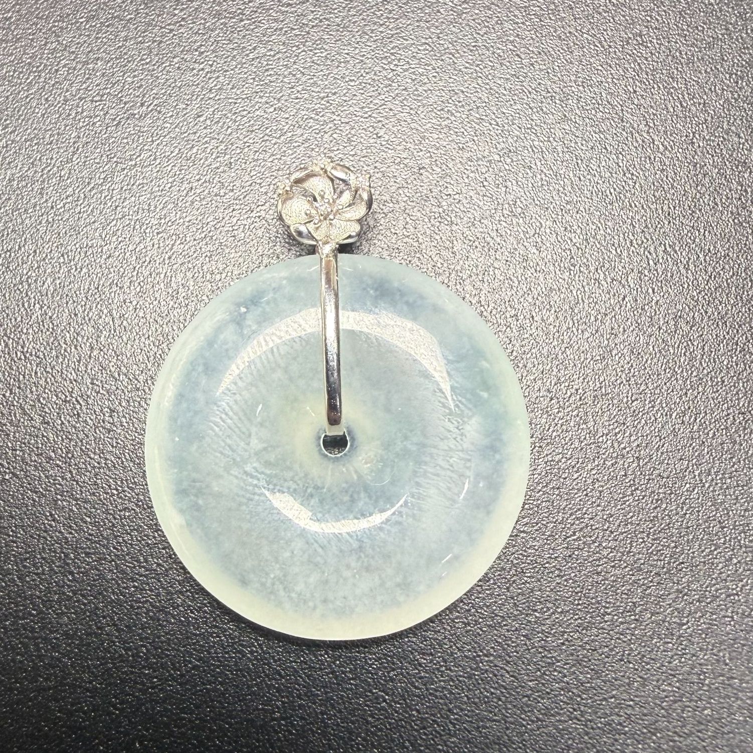 久鱼珠宝 18K金翡翠挂件9350