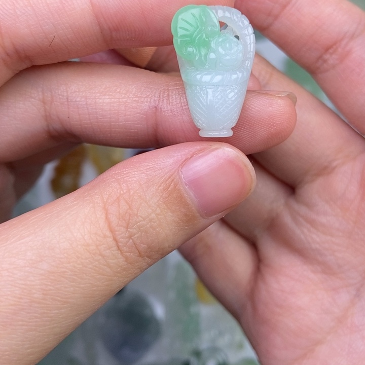 定制翡翠未镶嵌篮子