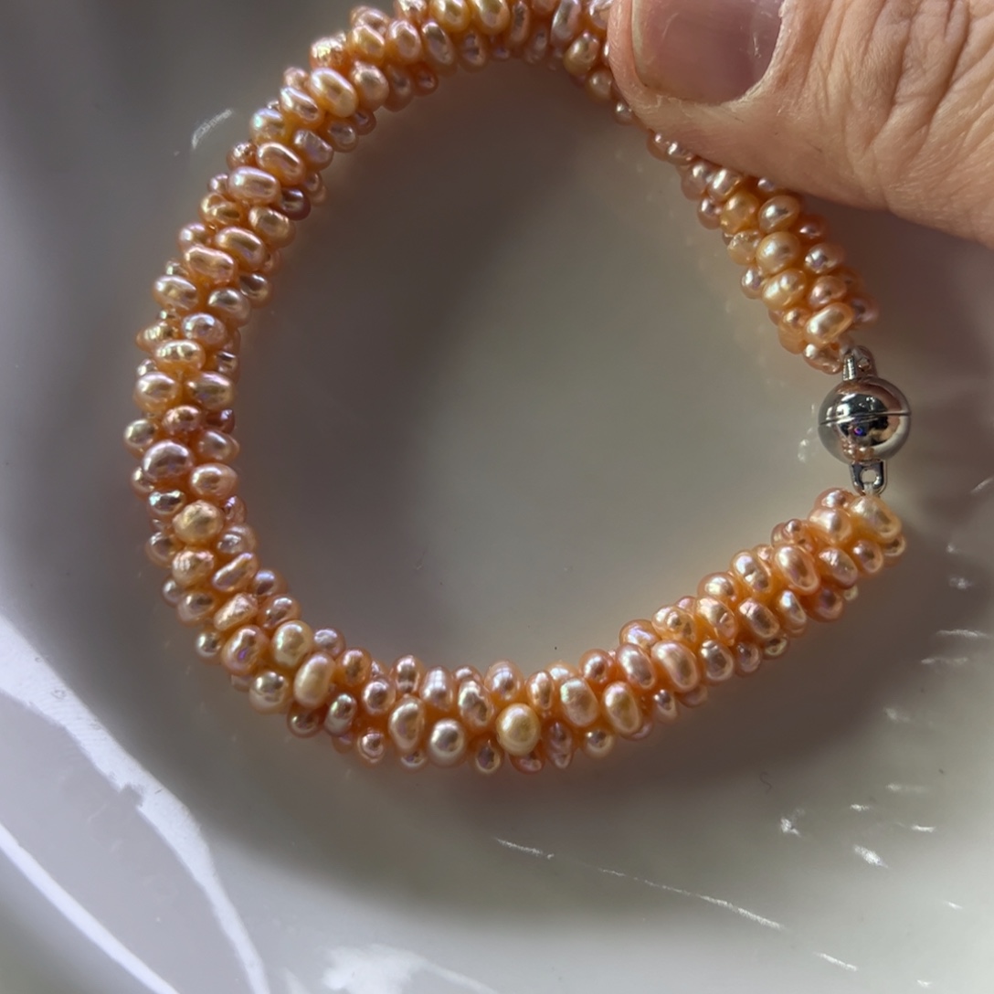 合金手绳淡水珍珠