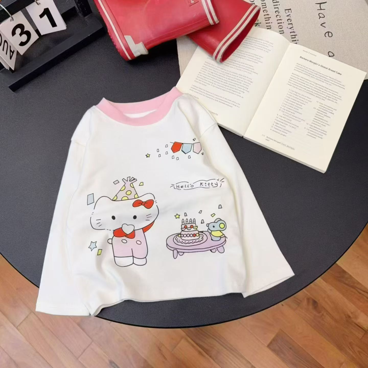 【超软拉架棉 卡特涂鸦版】女童长袖T恤打底衫1207025