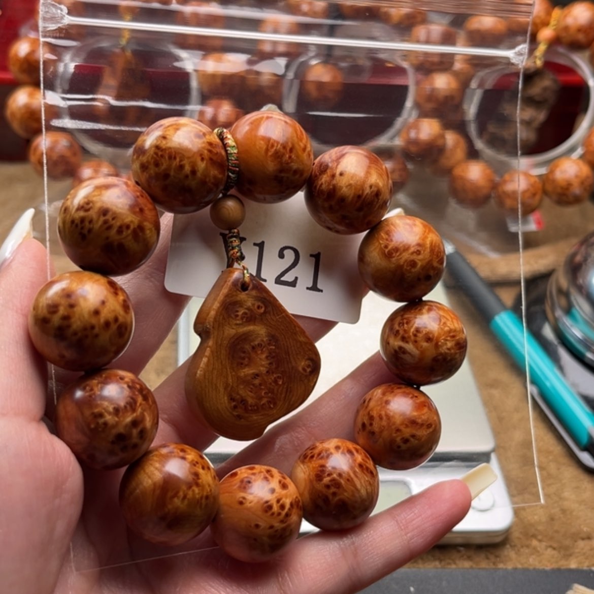 【闪购商品】柏木（崖柏）手串/手链20金刚骨料