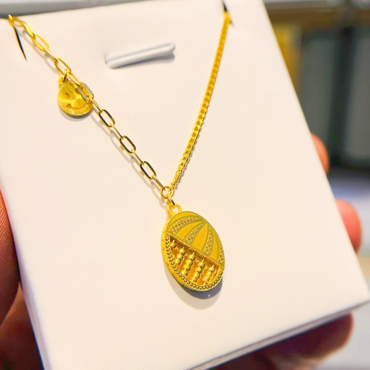 周广福珠宝 足金套链 7.72克 大盘价销售