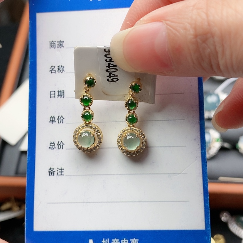 【闪购商品】翡翠戒指银S925镶嵌123456