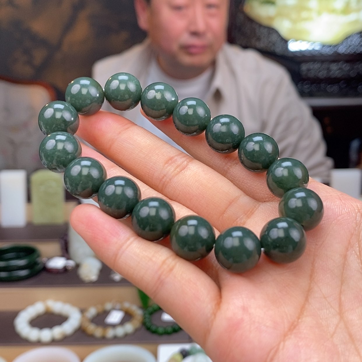【闪购商品】和田玉手串未镶嵌