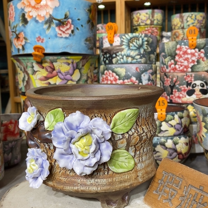 红陶景德镇艺术手绘作品