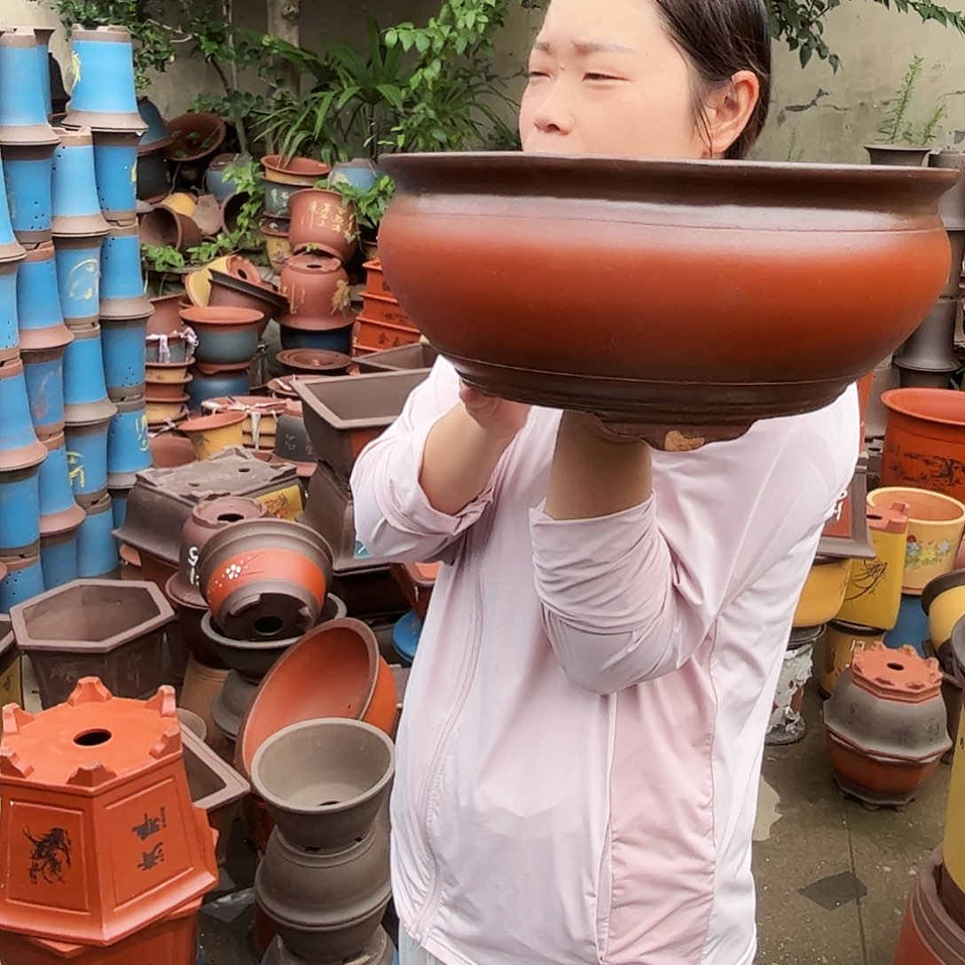 仿古鱼缸小花盆花盆花盆
