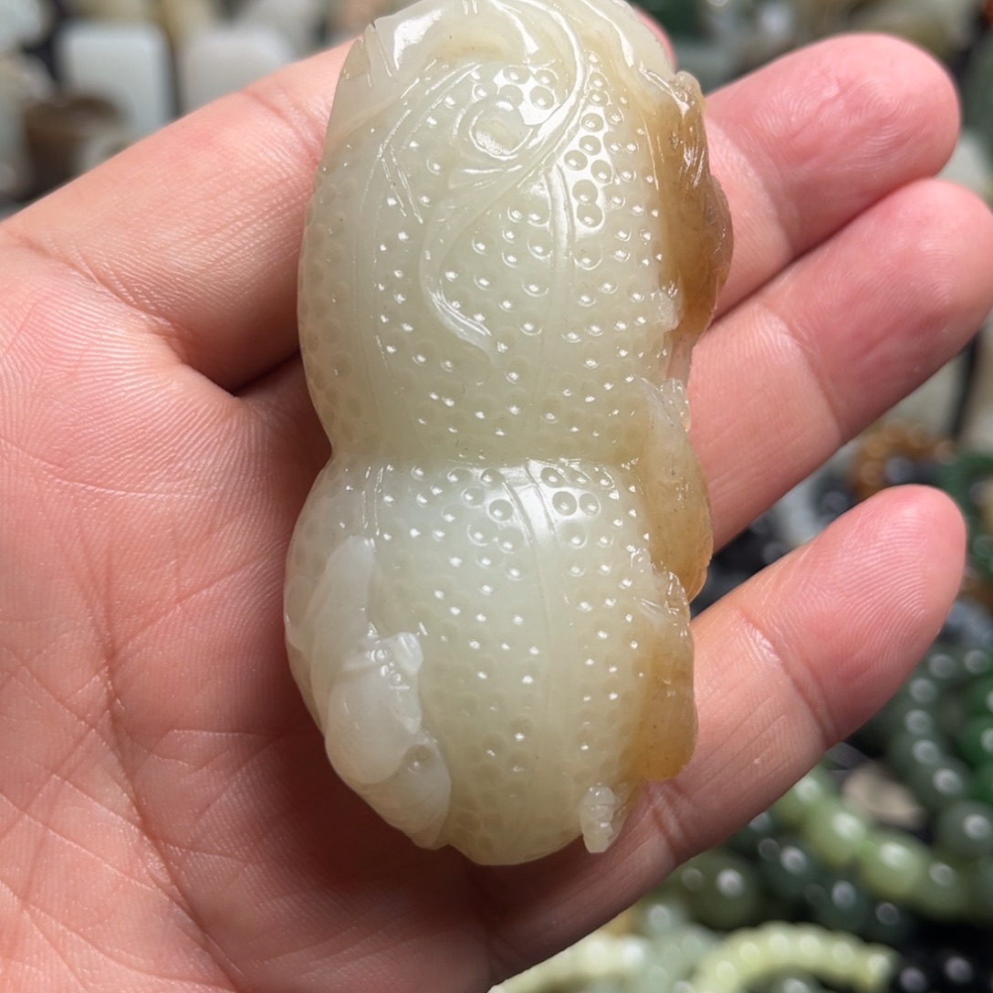 和田玉未镶嵌吊坠(不含链)