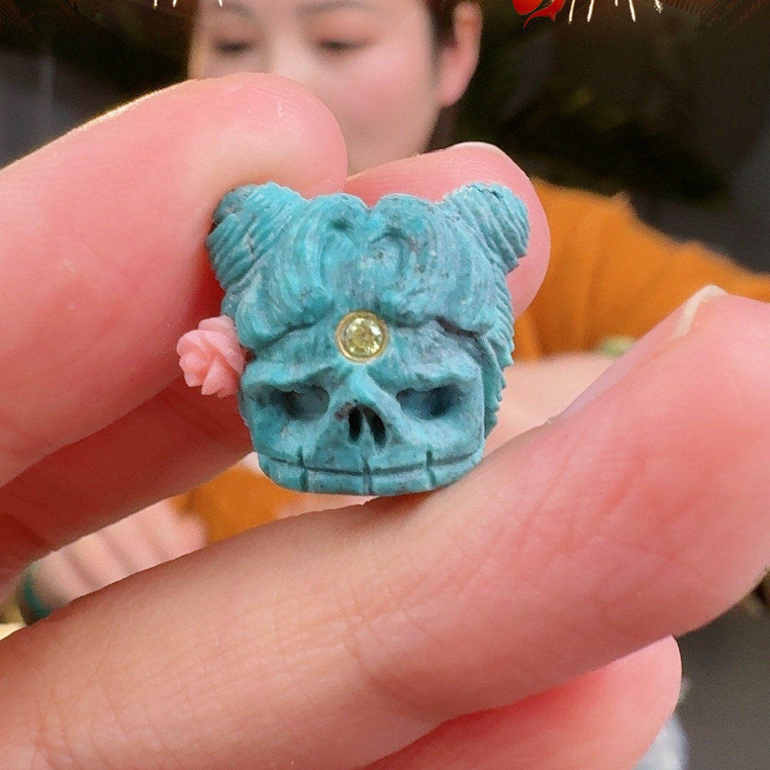 绿松石珠宝奇石未镶嵌