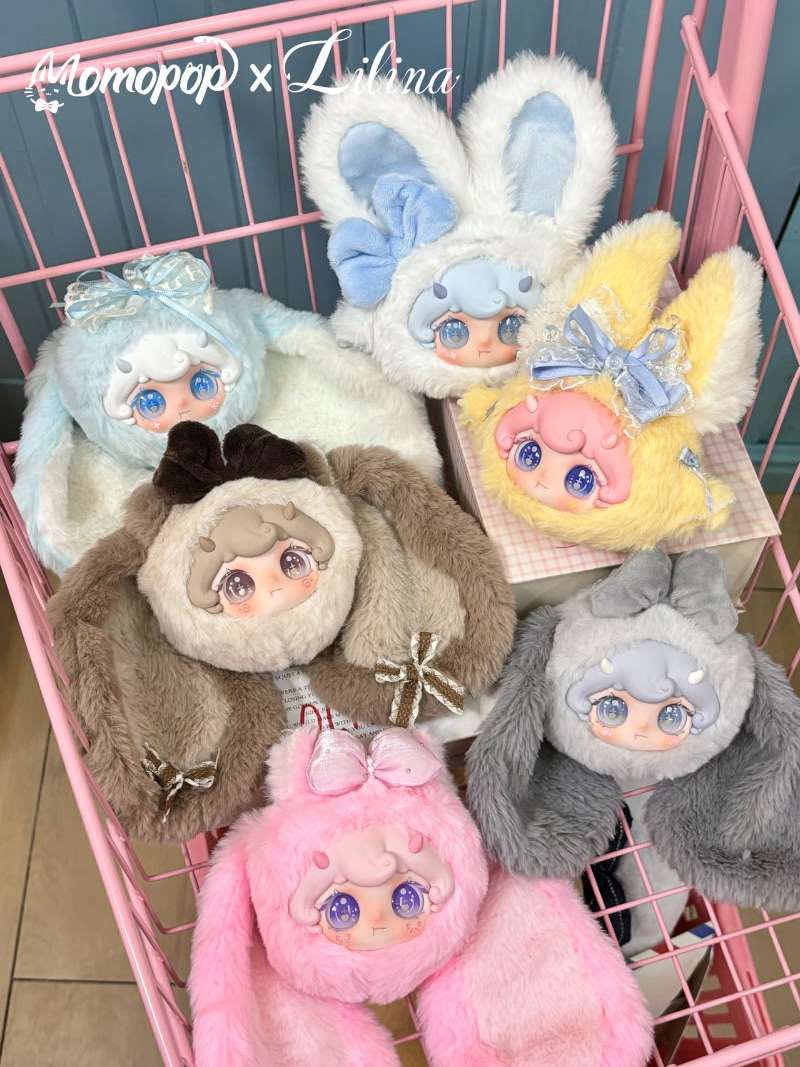 小怪 正版莉莉娜甜心兔系列可爱毛绒饰品潮玩盲盒包包挂件