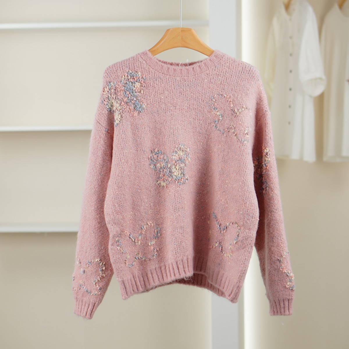 麦迪尚品 一路童行【植】31129735 百搭印花毛衣儿童秋冬品牌折扣