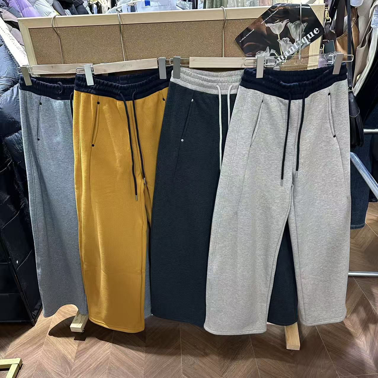 EV【庄严】秋冬新款爆款撞腰装饰休闲裤子K2259