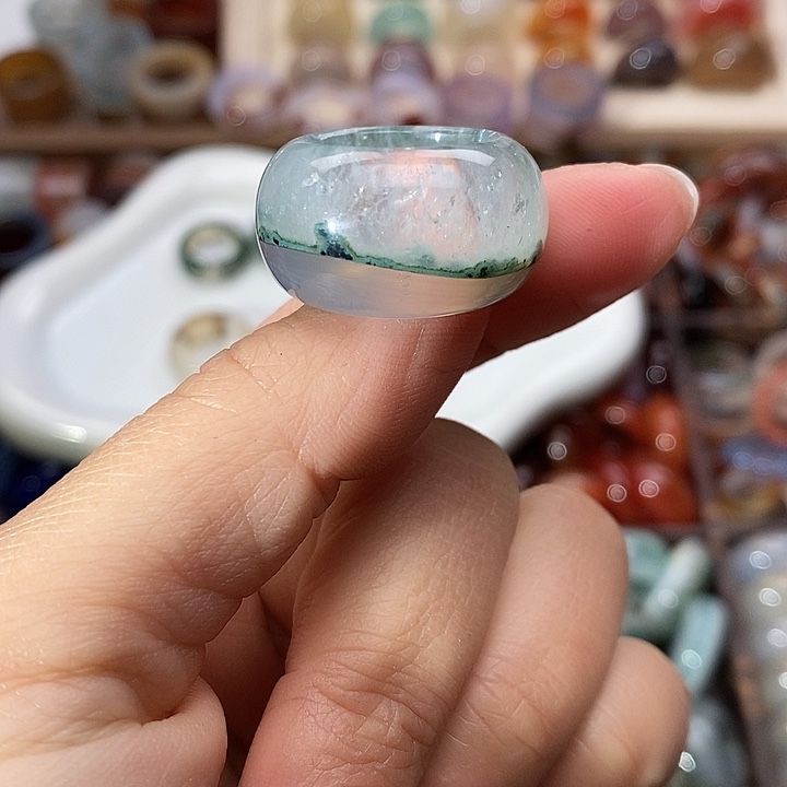 什***玺玛瑙/玉髓未镶嵌戒指A 69不退换港12福利