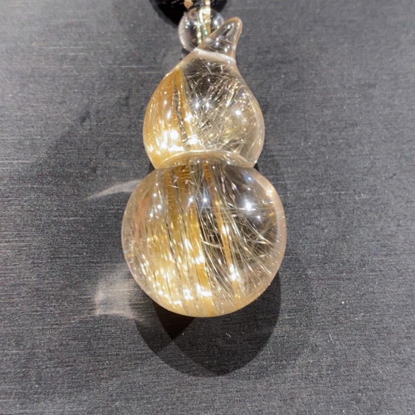 【闪购商品】发晶颈饰未镶嵌天然发晶葫芦吊坠