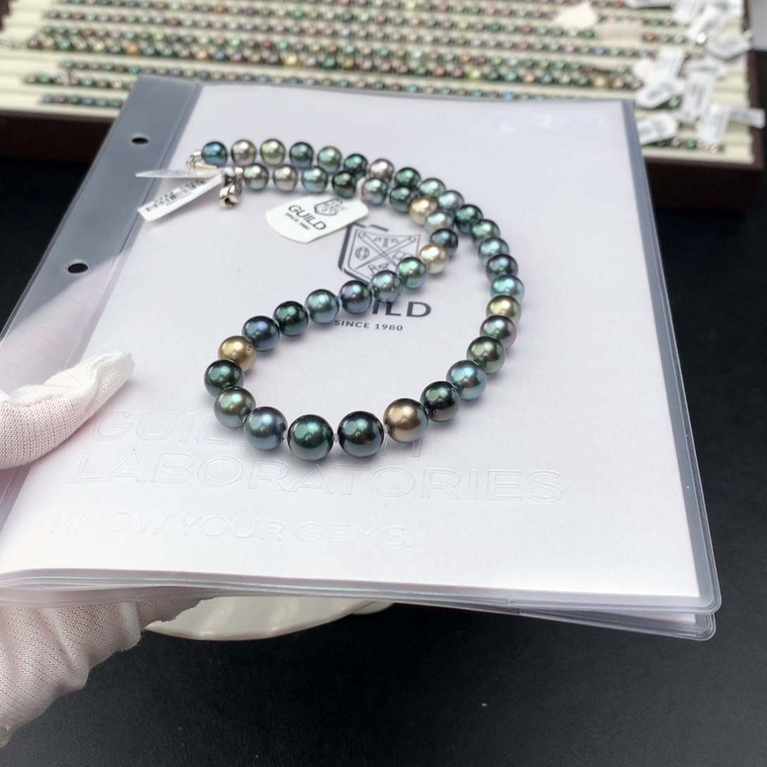 海水珍珠颈饰银S925镶嵌