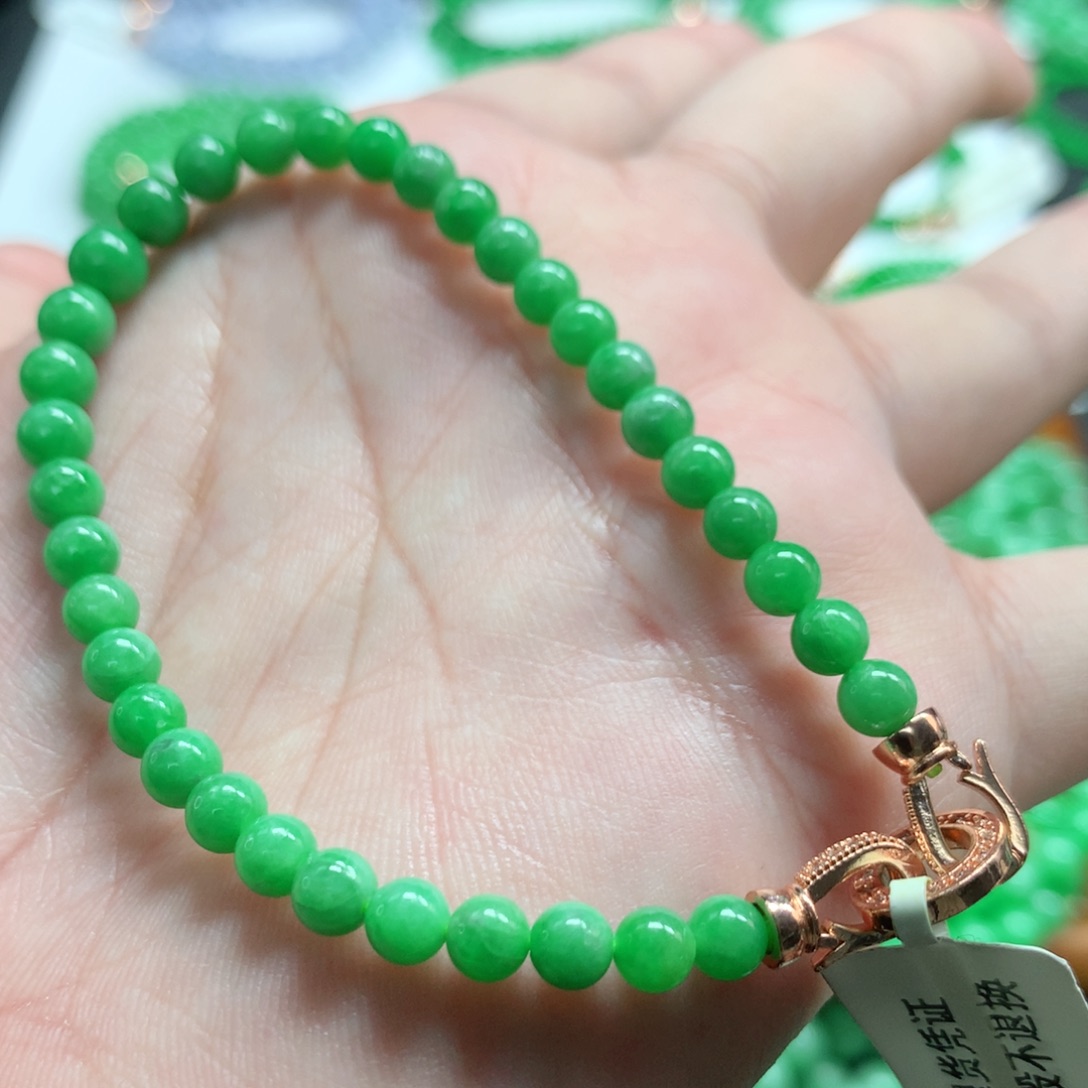翡翠未镶嵌手链翡翠