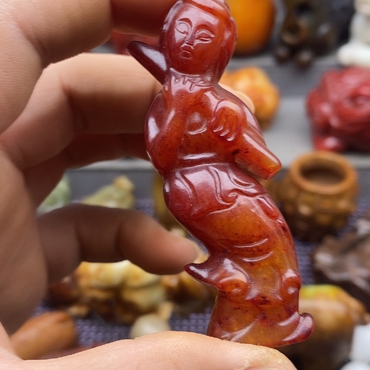 未镶嵌蛇纹石玉颈饰