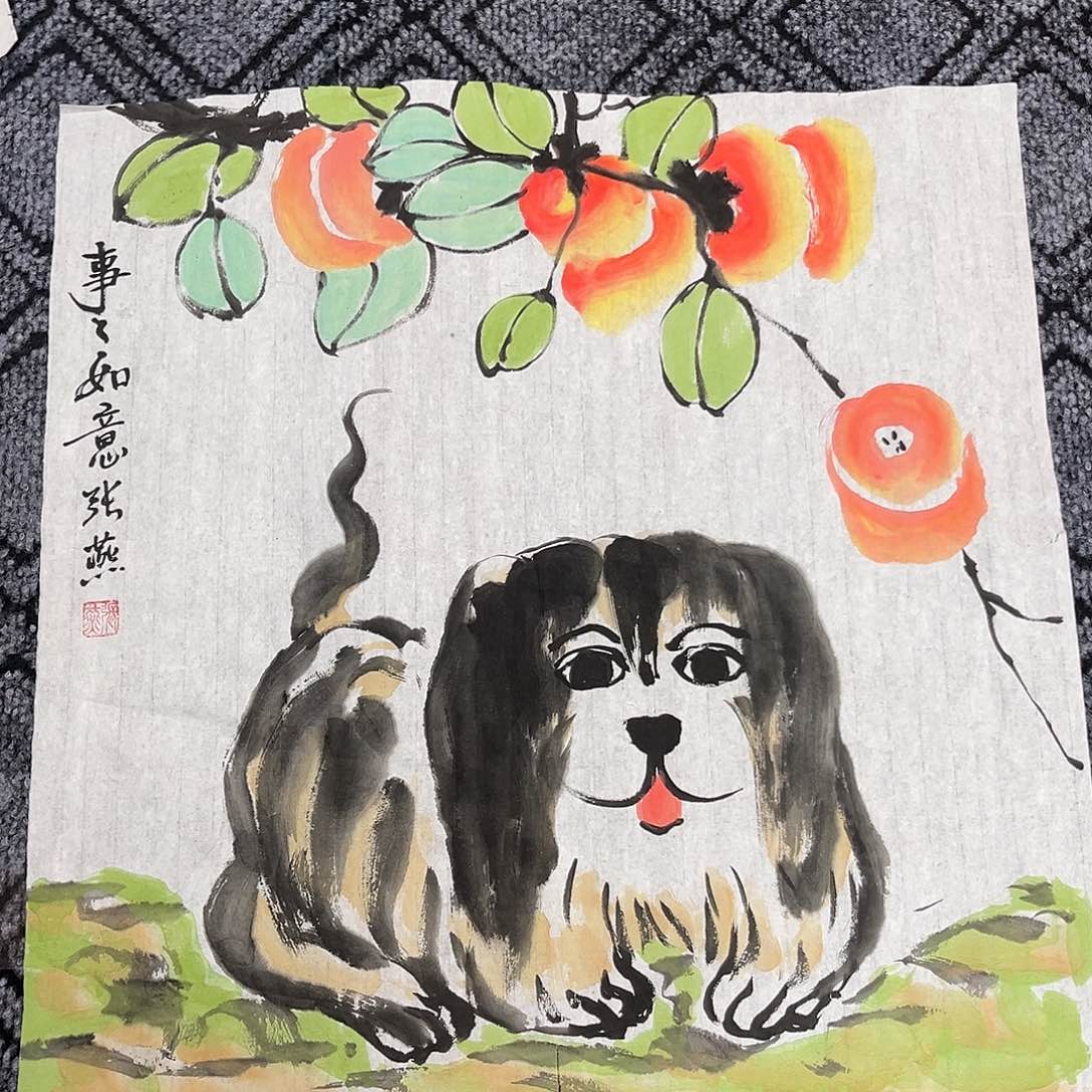 国画书画家的作品被收入