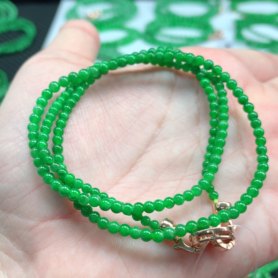 翡翠手链未镶嵌翡翠