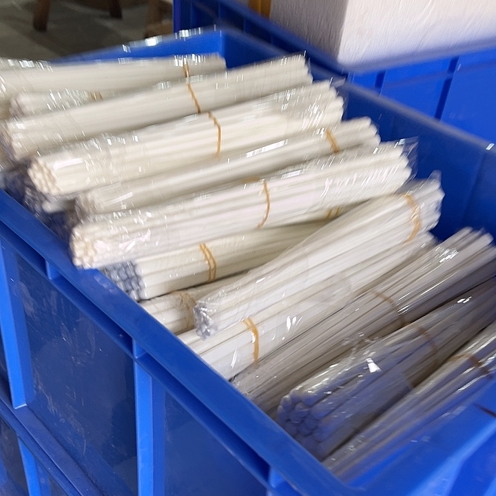 瓷片纯白陶瓷筷子十双包邮