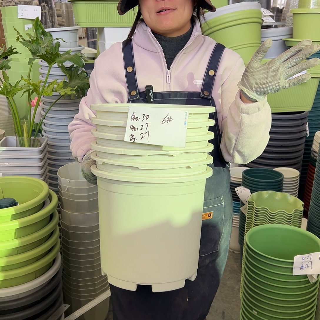 瑕疵6加仑米白色6个无托