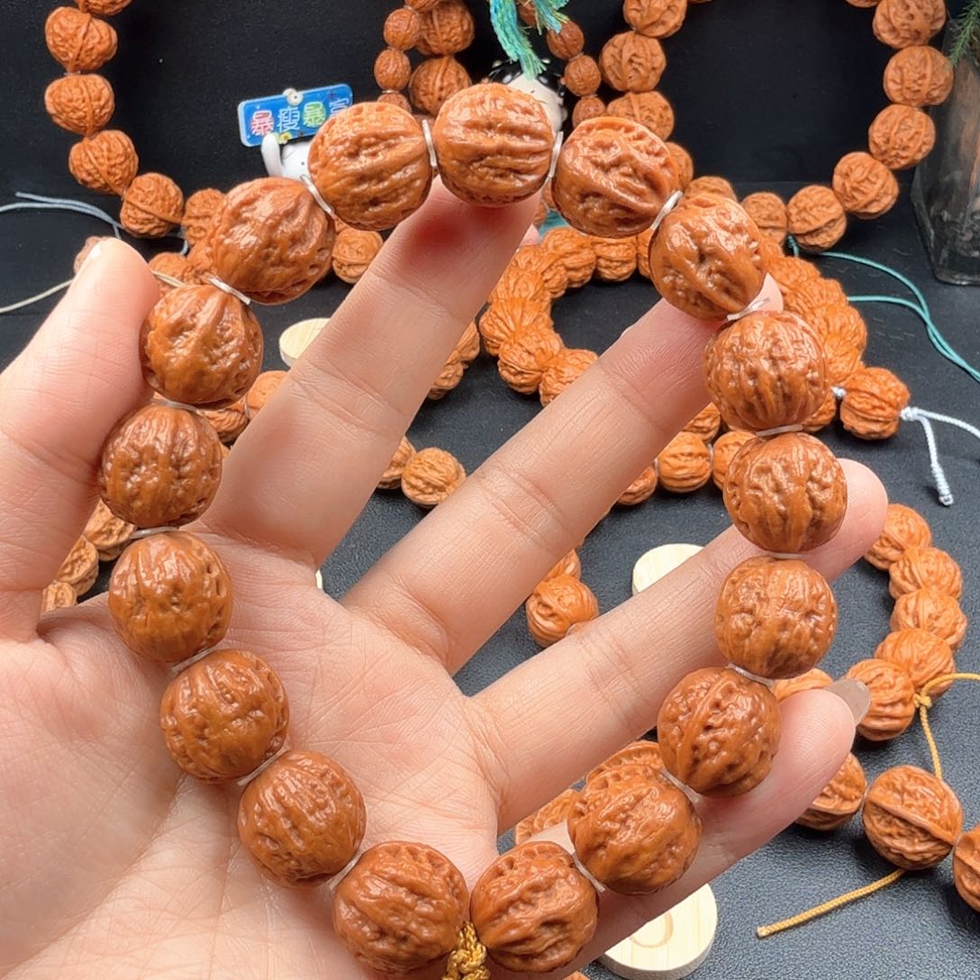 文玩核桃手串1*蚂蚁纹手持