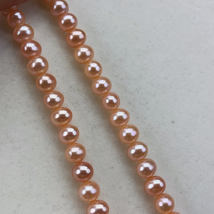 淡水珍珠颈饰银S925镶嵌➕9-10高品极光中国红