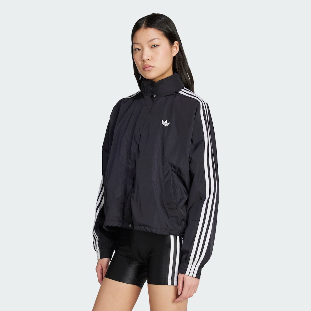 【滔搏联动】adidas/阿迪达斯女子经典运动夹克外套JX1451