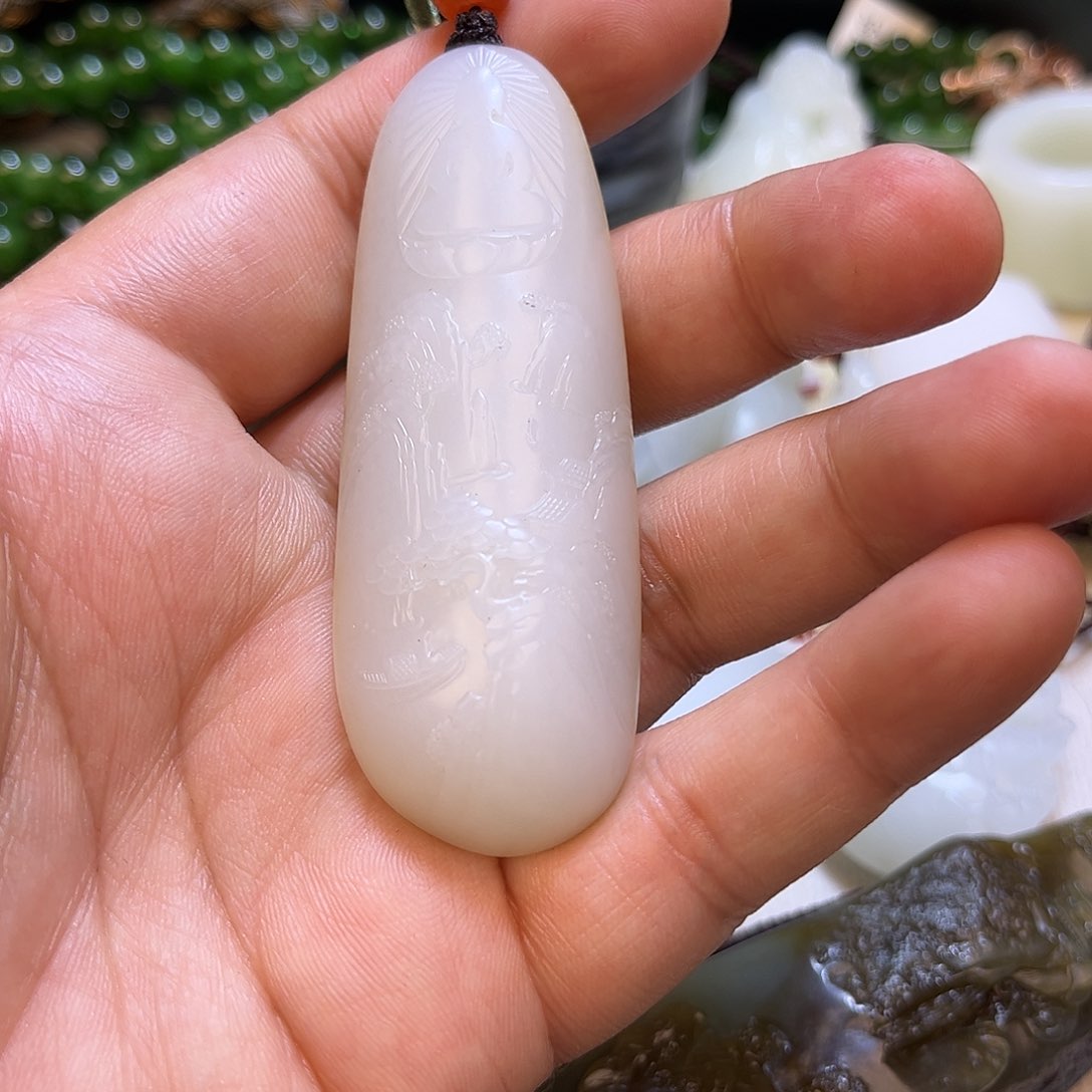 和田玉手链未镶嵌用****4