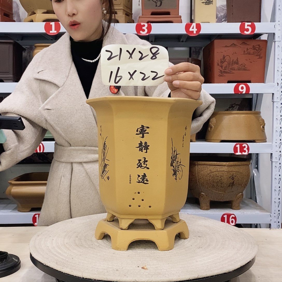 紫砂花盆紫砂花盆