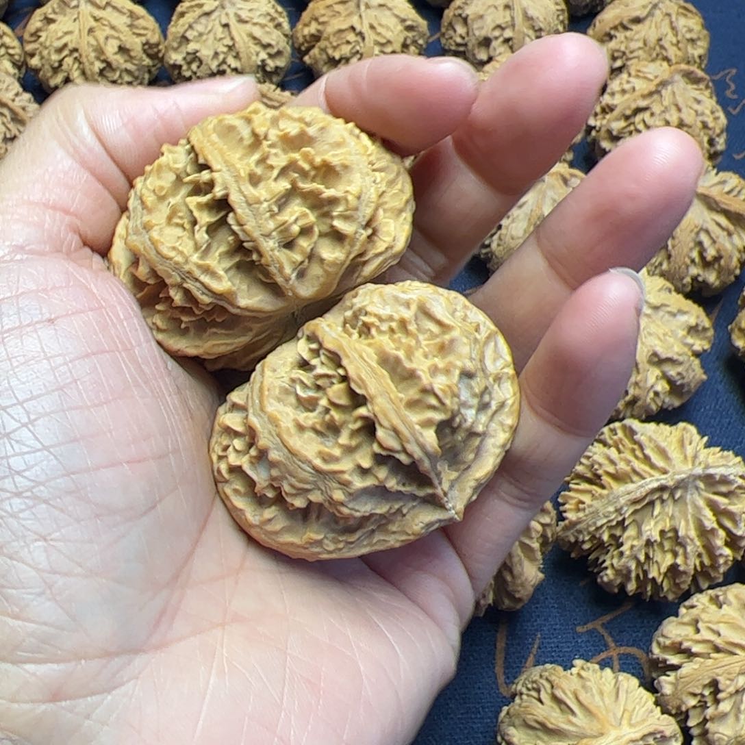 文玩核桃把件秦岭野生植物核桃