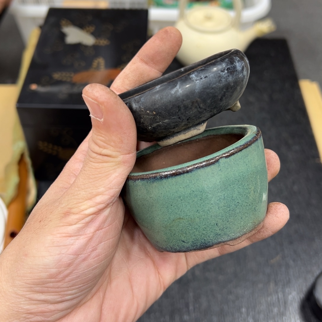 陶瓷日本中古工艺品摆件