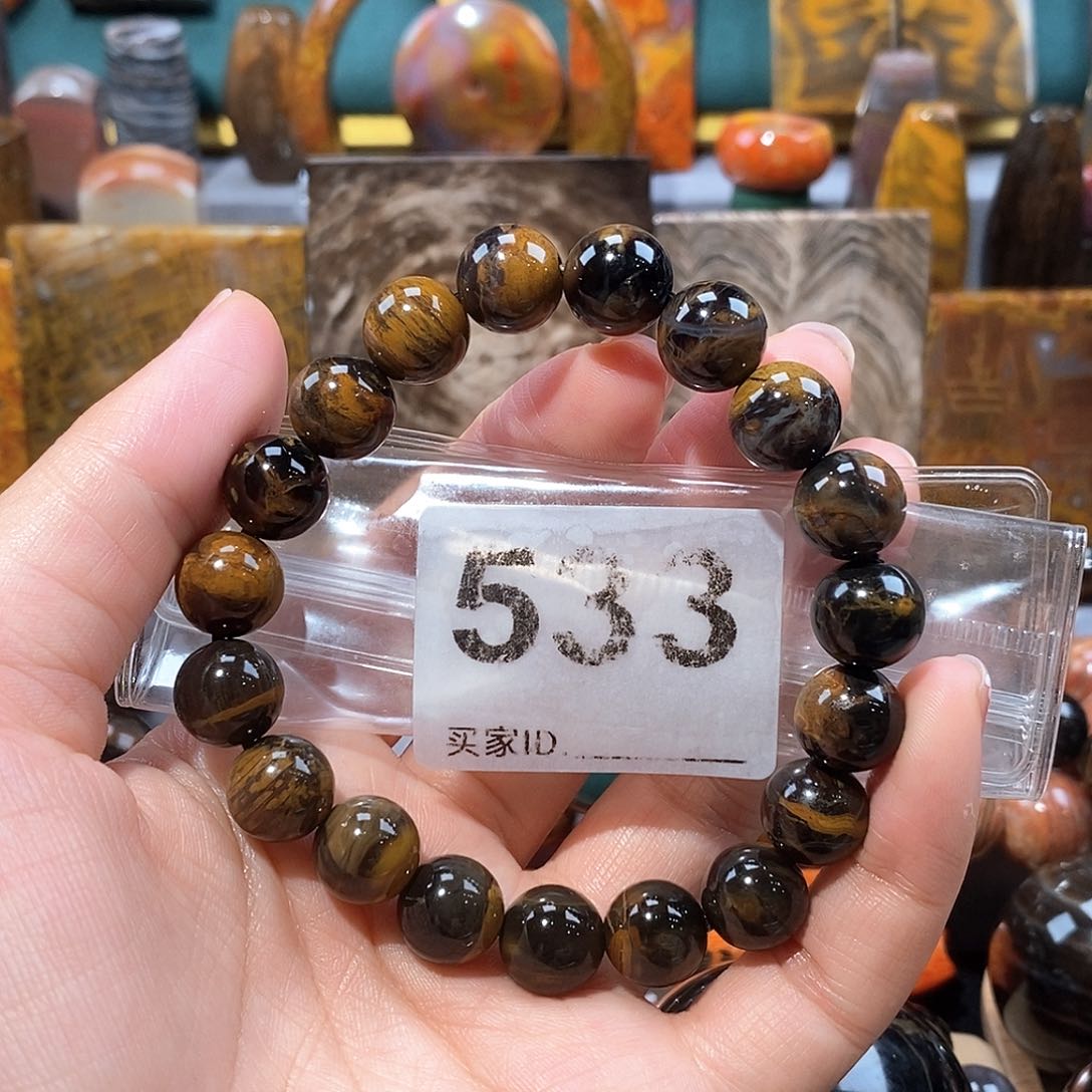 硅化玉天然北票硅化玉手串未镶嵌天然北票硅化玉手串