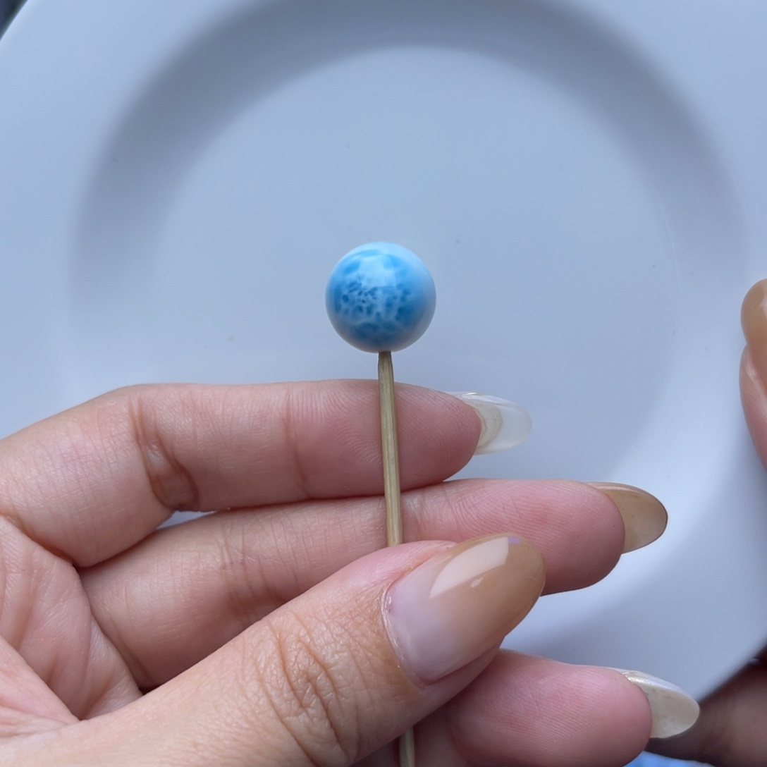 未镶嵌针钠钙石（海纹石）珠宝半成品