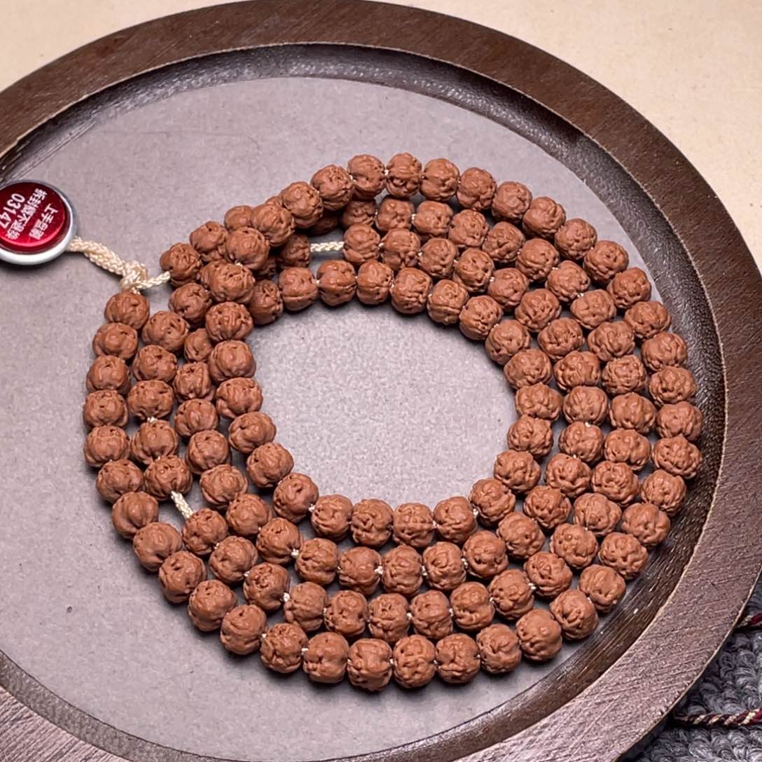 手串金刚菩提无****7梅朵头货佛手108