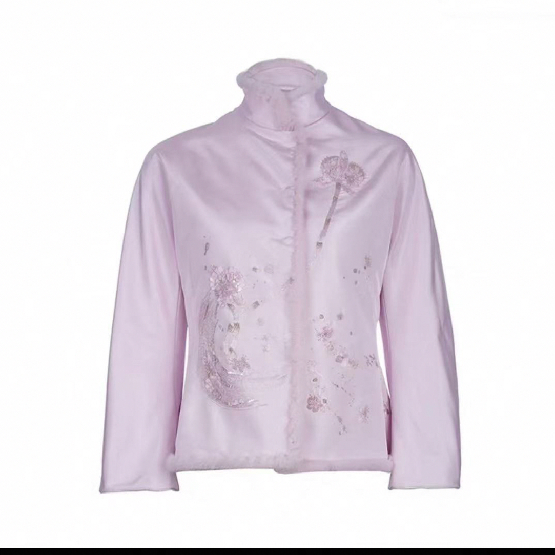  w•luxury design | 花与果|气质优雅冬季外套