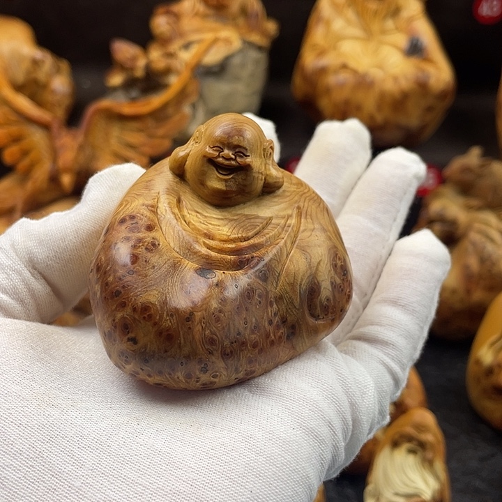 柏木（崖柏）米勒手把件