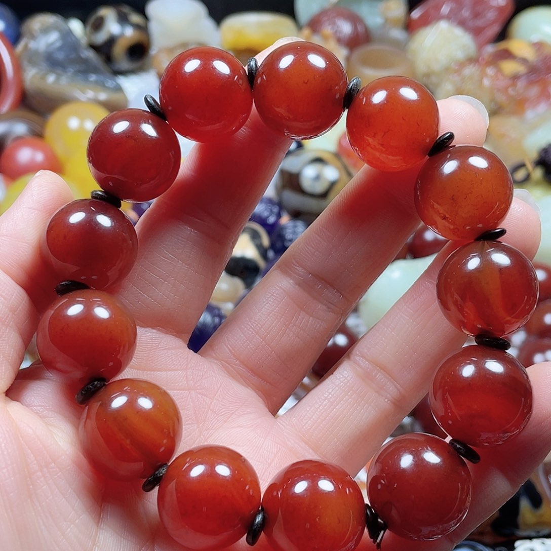 玛瑙/玉髓手链未镶嵌