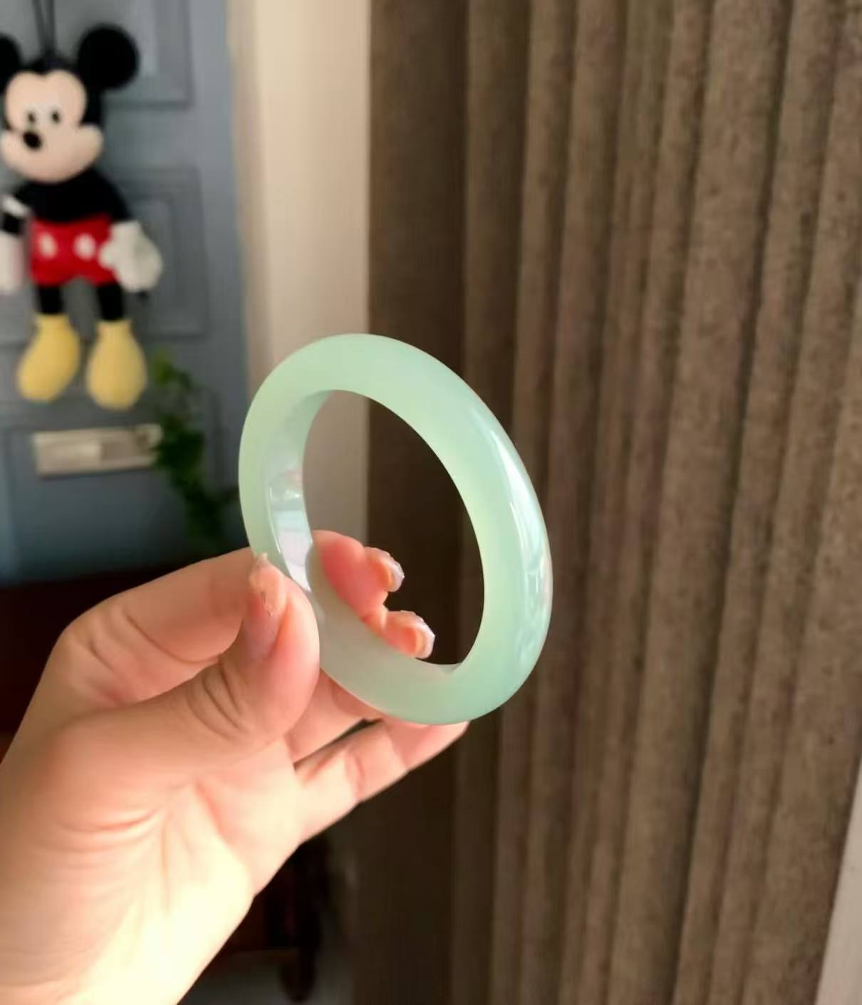 石英质玉时尚百搭玉镯镯女款