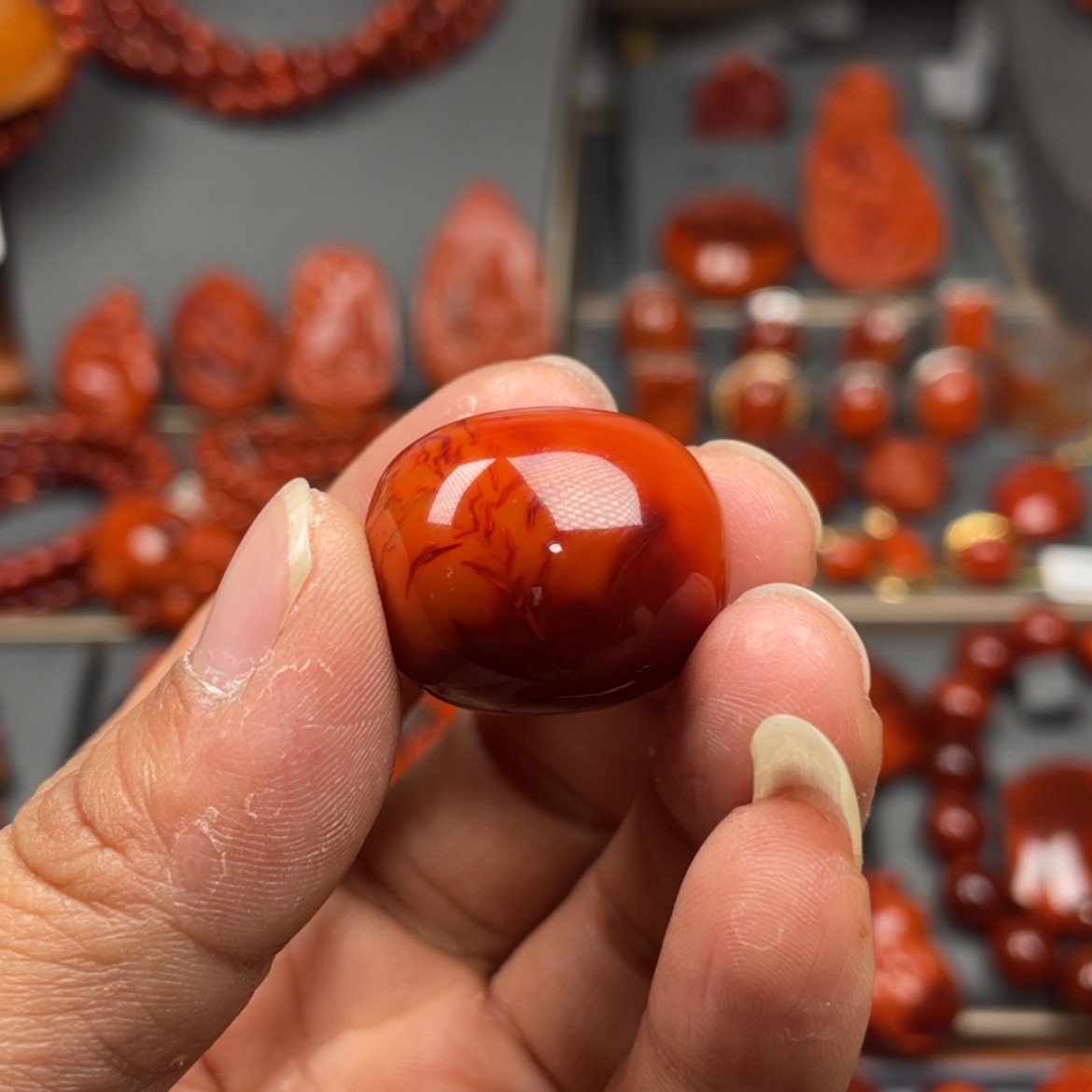 【闪购商品】南红玛瑙珠宝奇石未镶嵌吊坠