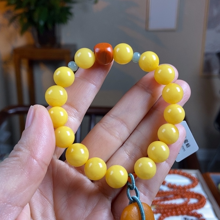 琥珀手链未镶嵌蜜蜡手串11