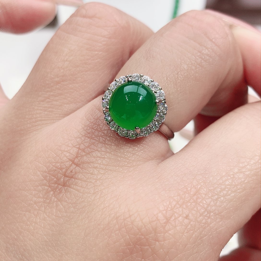 【闪购商品】玛瑙/玉髓戒指合金